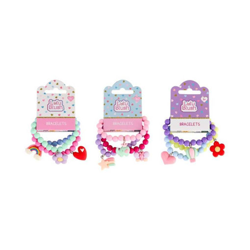 Picture of LULU BLUSH - BRACELETS 3 PACK MINT/PINK/BLUE